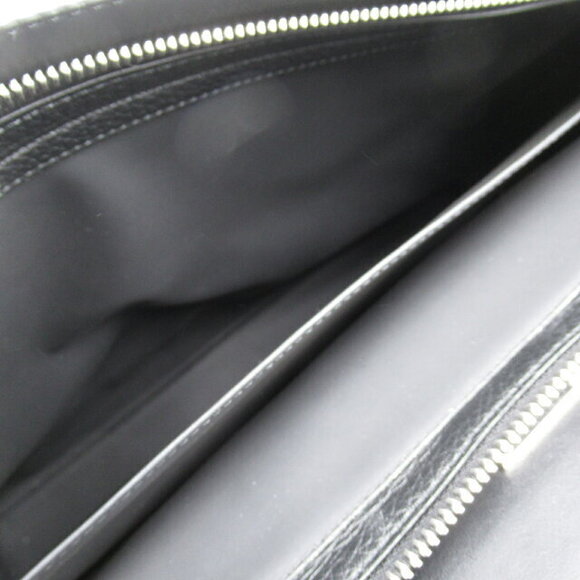 Fendi Peekaboo Essential Handbag Leather Business Bag Black Work - Picture 8 of 10